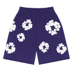 Denim Tears The Cotton Wreath Shorts Purple
