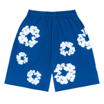 Denim Tears The Cotton Wreath Shorts Royal Blue