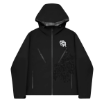 Mertra Monogram Shell Jacket Black