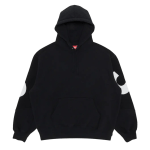 Supreme Big Logo Jacquard Hooded Sweatshirt Black