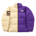 Supreme The North Face Split Nuptse Jacket Tan