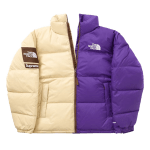 Supreme The North Face Split Nuptse Jacket Tan