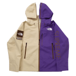 Supreme The North Face Split Taped Seam Shell Jacket Tan