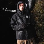 Mertra Monogram Shell Jacket Black