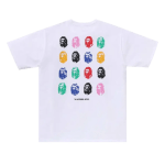 BAPE A Bathing Ape 32nd Anniversary Ape Head Tee White