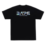 BAPE Moon Photo Ape Head Tee Black