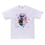 BAPE Us Ape Head Sta Tee White