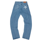 Corteiz C-Star Denim Jeans Blue