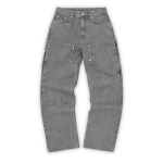 Corteiz Embossed C-Star Denim Work Pant Grey