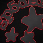 Sp5der Beluga Outline Hoodie Black