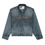 Sp5der Denim Work Jacket Light Blue Wash
