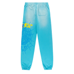 Sp5der Heavy Web Sweatpant Cyan