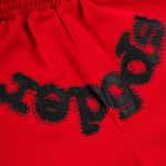 Sp5der OG Studded Sweatshort Red