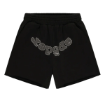 Sp5der OG Web V2 Rhinestone Short Black