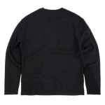 Syna World Long Sleeve Waffle Tee Black