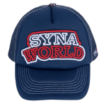 Syna World Workwear Trucker Cap Navy Tomato