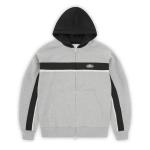 Corteiz Ribbed Sporteiz Zip Hoodie Heather Grey