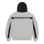 Corteiz Ribbed Sporteiz Zip Hoodie Heather Grey