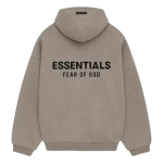 Fear of God Essentials Fleece Hoodie (FW24) Heather Grey