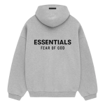Fear of God Essentials Fleece Hoodie (FW24) Light Heather Grey