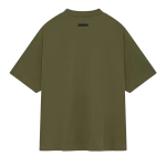 Fear of God Essentials Jersey Crewneck Tee (FW24) Military