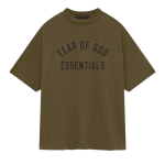 Fear of God Essentials Jersey Crewneck Tee (FW24) Olive