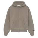 Fear of God Essentials Zip-Up Hoodie (SS25) Homestead Heather