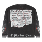 Godspeed Black Monday Thermal L-S T-Shirt Black Wash