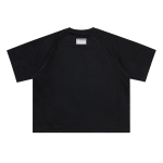 Mertra Layered Mesh Jersey Black