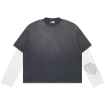 Mertra Layered Tee Grey