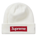 Supreme New Era Box Logo Beanie (FW21) White