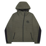 Mertra Asymmetrical Plaid Softshell Green