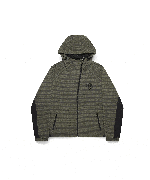 Mertra Asymmetrical Plaid Softshell Green