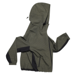 Mertra Asymmetrical Plaid Softshell Green