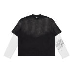 Mertra Layered Tee Black