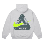 Palace x Nike Tri Swoosh Hood Grey Marl