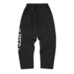 Corteiz Arch Shield Open Hem Sweatpant Black